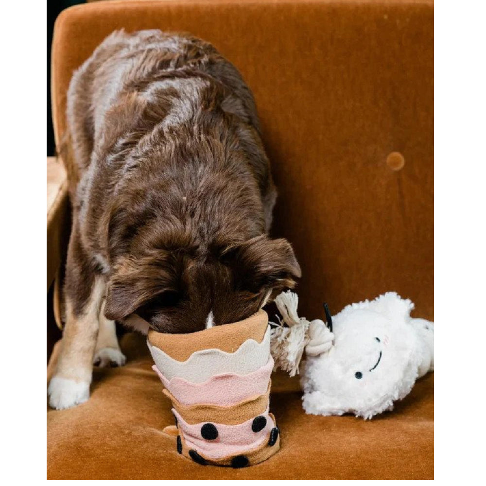 Boba Time Dog Snuffle Toy - Interactive Treat Puzzle for Small & Large Dogs - Fun Mental Stimulation & Slow Feeding - Perfect for Boredom Relief & Training