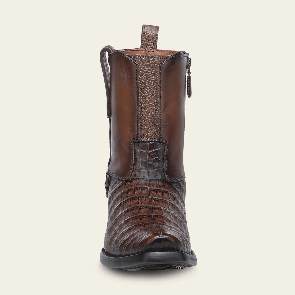 Men's Cuadra Honey Dress Cowboy Fuscus Zip Ankle Boots - Stylish Western Boots for Casual Wear, Rodeo & Country Fashion