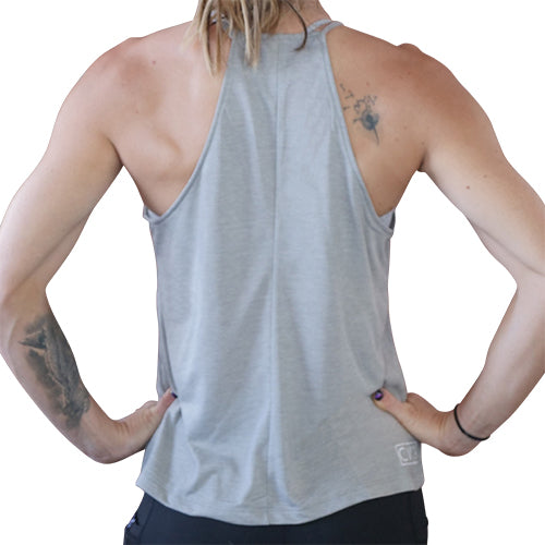 Basic High Neck Flowy Tank Top for Women - Soft Loose Fit Casual Summer T-Shirt | Perfect for Yoga, Beach, and Everyday Wear