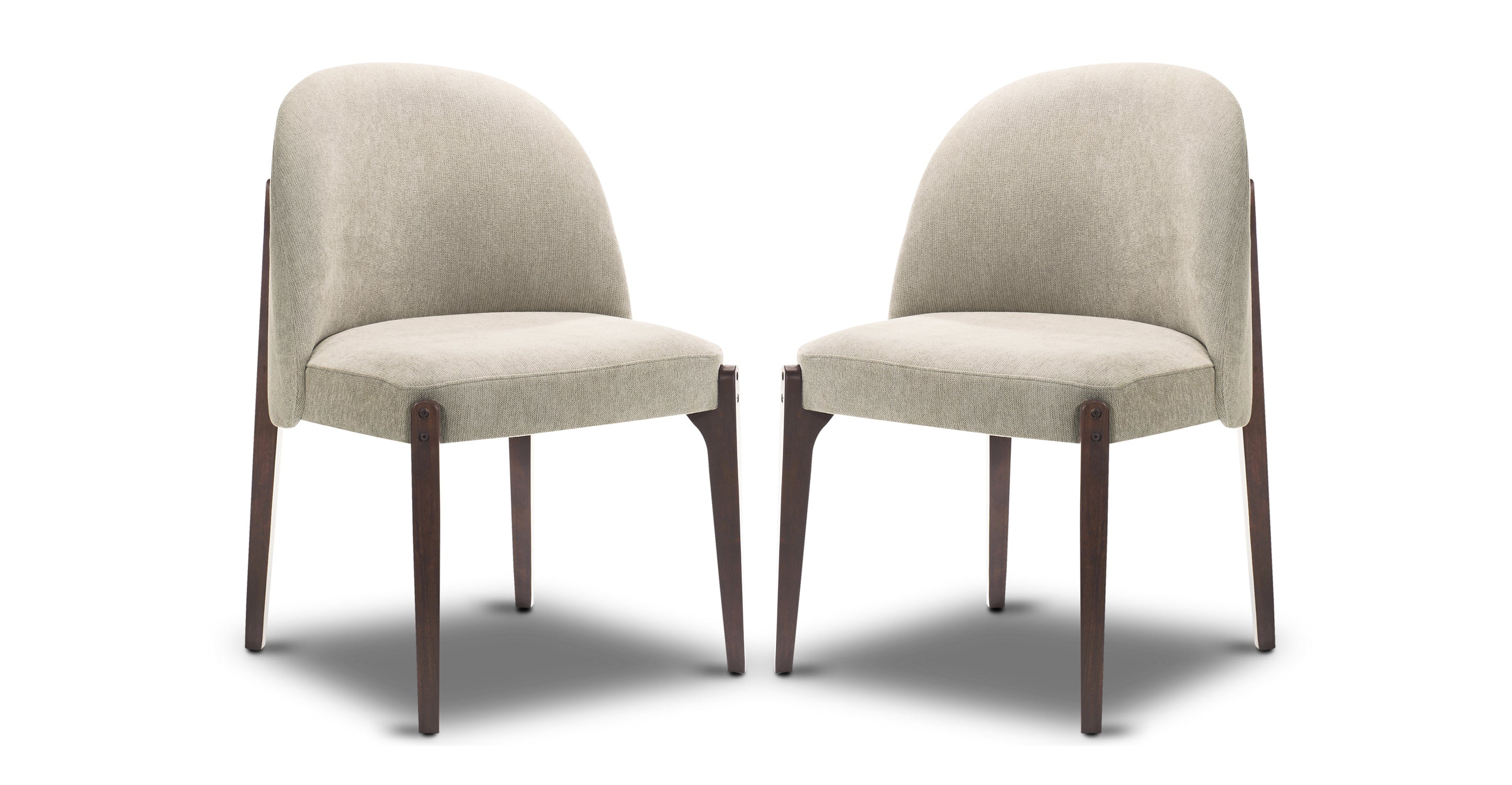 Pietta Modern Dining Chair - Sturdy Wooden Kitchen Chair with Comfortable Cushion for Home, Restaurant & Office Use