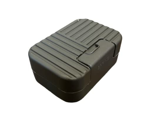 Portable Waterproof Travel Soap Box Holder - Plastic Soap Case for Bathroom, Outdoor & Home Use | Spring Soap Dish Container with Drainage Holes | Compact & Hygienic Storage for Travel, Camping & Gym (Beige & Brown)