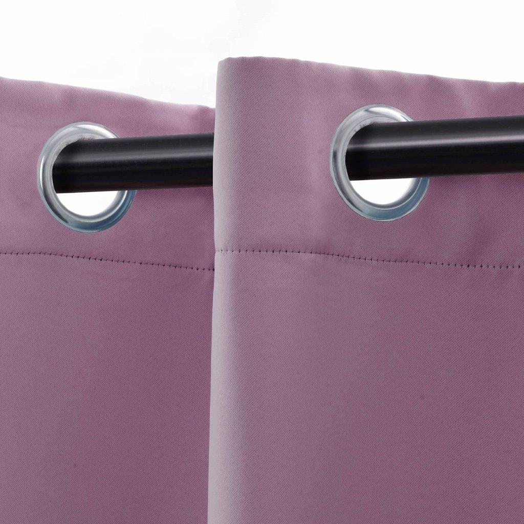 Blackout Curtains with Grommet Top - Solid Classic Modern Window Treatment for Bedroom & Living Room - Noise Reducing & Energy Saving