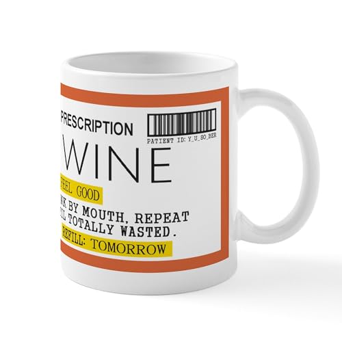 White - Wine Prescription Mugs