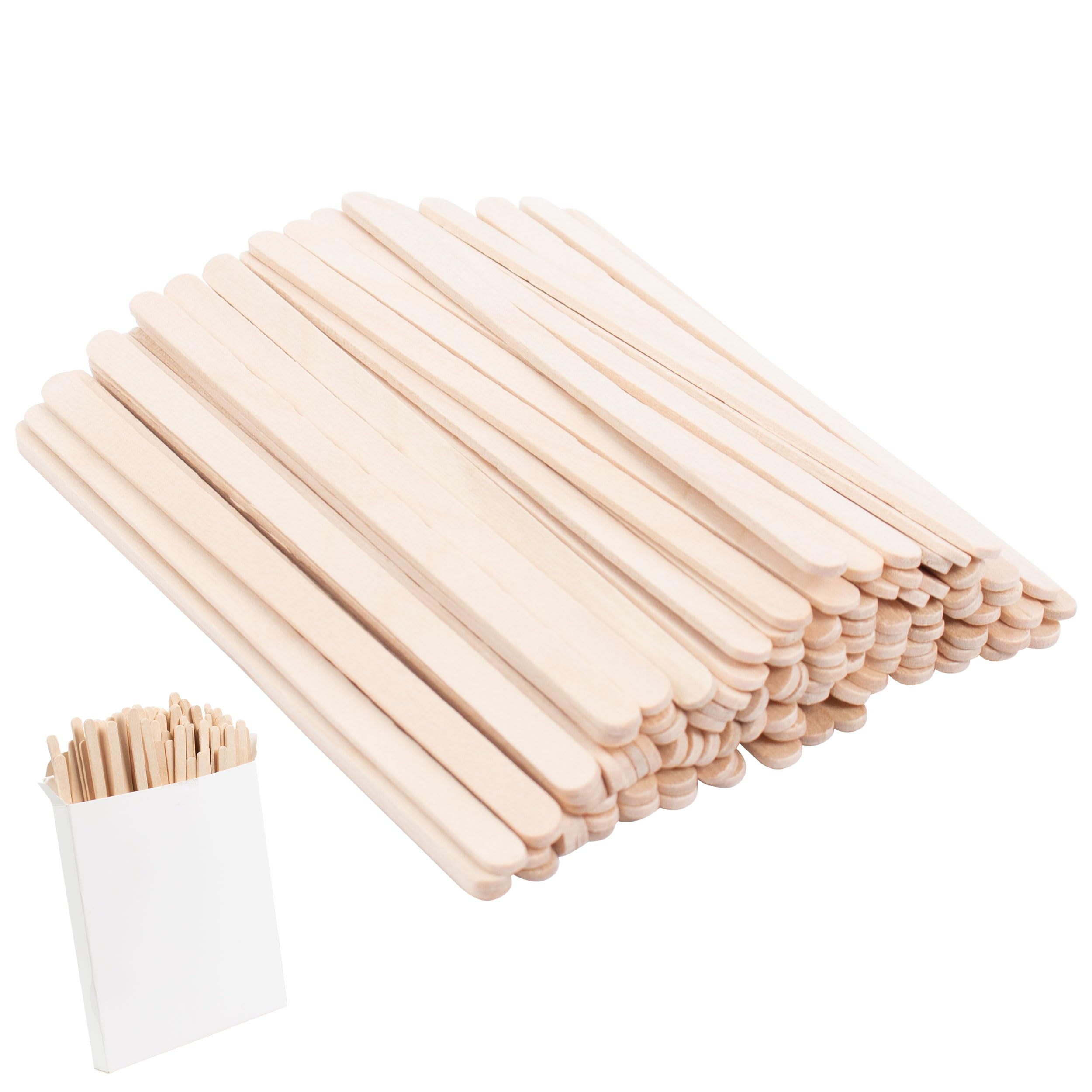 Wooden Coffee Stirrers 100pcs - 5.5