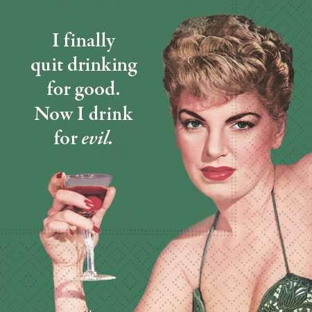 Evil Cocktail Napkins - Gothic Barware for Halloween, Themed Parties & Dark Decor | Premium Drink Coasters for Spooky Home Bars & Gothic Weddings