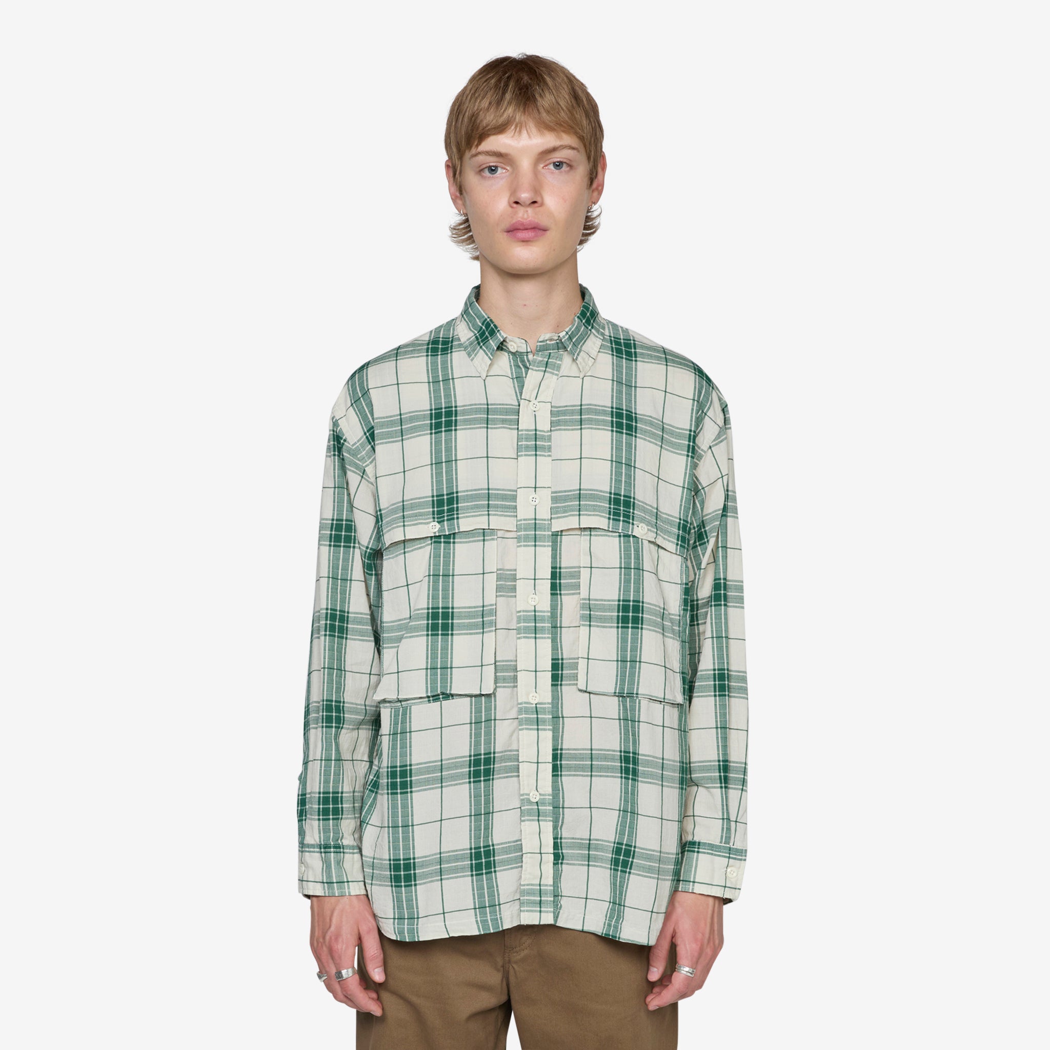 Albert Field Shirt Off White - Premium Cotton Casual Button Down Shirt for Men | Perfect for Office, Date Night & Outdoor Activities