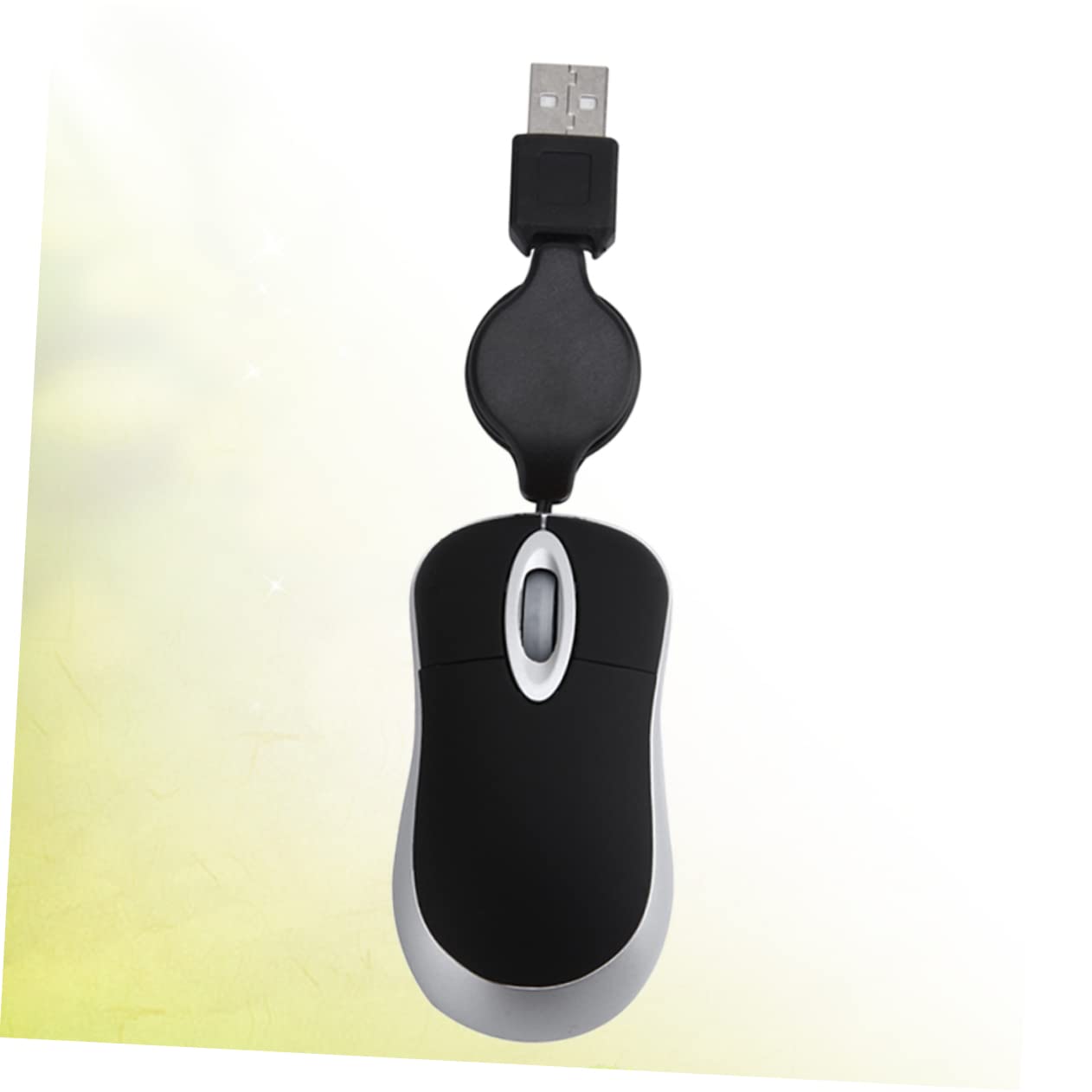 Housoutil 2-Pack Wired Computer Mice - 1600DPI High Precision Ergonomic Mini Mouse for Laptop, Notebook, PC - Portable USB Mouse for Left & Right Hand Users - Ideal for Office, Gaming, and Travel Use
