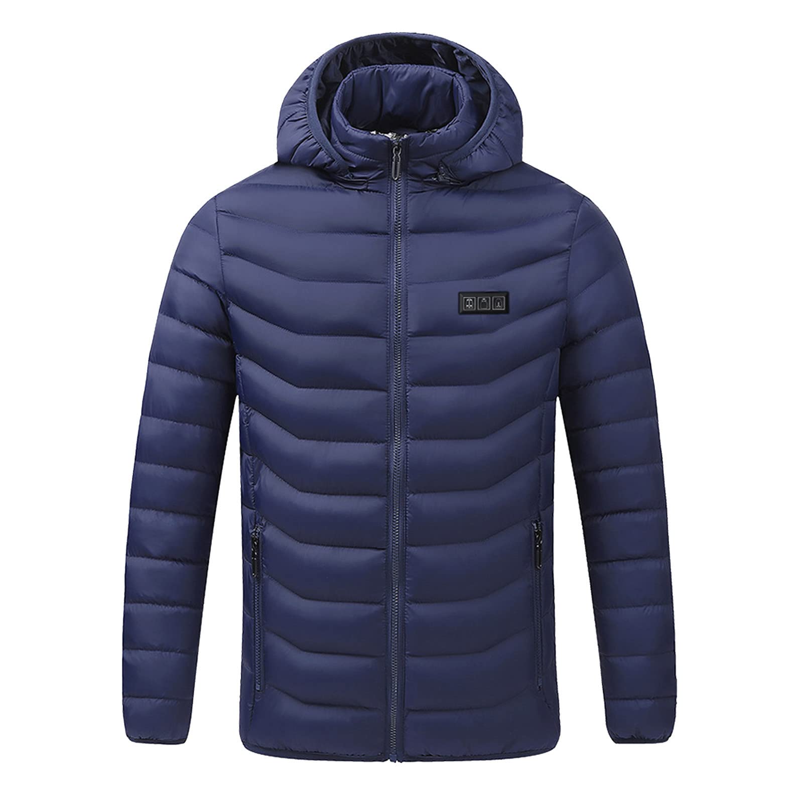 USB Rechargeable Electric Heated Jacket for Men & Women - Winter Waterproof Unisex Heated Coat with Adjustable Temperature | Perfect for Outdoor Activities, Skiing, Camping & Cold Weather Commutes