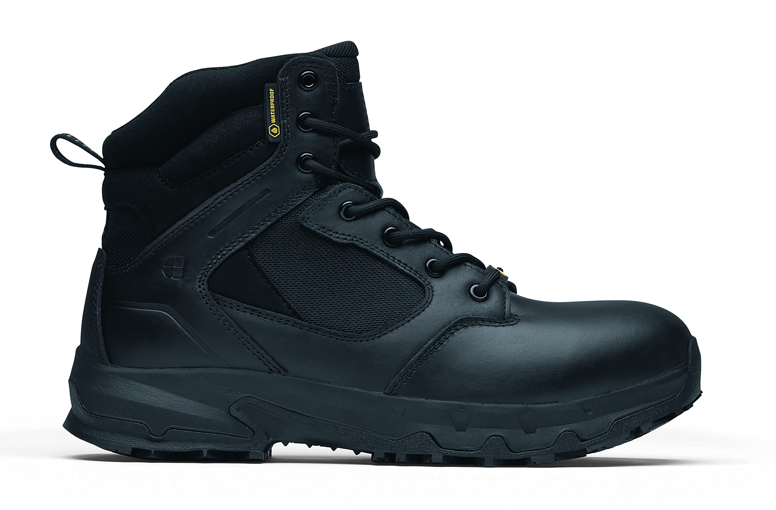 Slip-Resistant Safety Boots for Men & Women - CE Certified Defense Mid Work Shoes with Waterproof HRO WR SRC Non-Slip Outsole | Ideal for Construction, Warehouse & Industrial Work