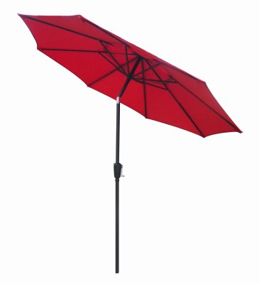 FS Steel Umbrella 9 Feet - Heavy Duty Windproof Golf Umbrella with Automatic Open, UV Protection for Men & Women - Perfect for Golf, Beach, Outdoor Events (Red)
