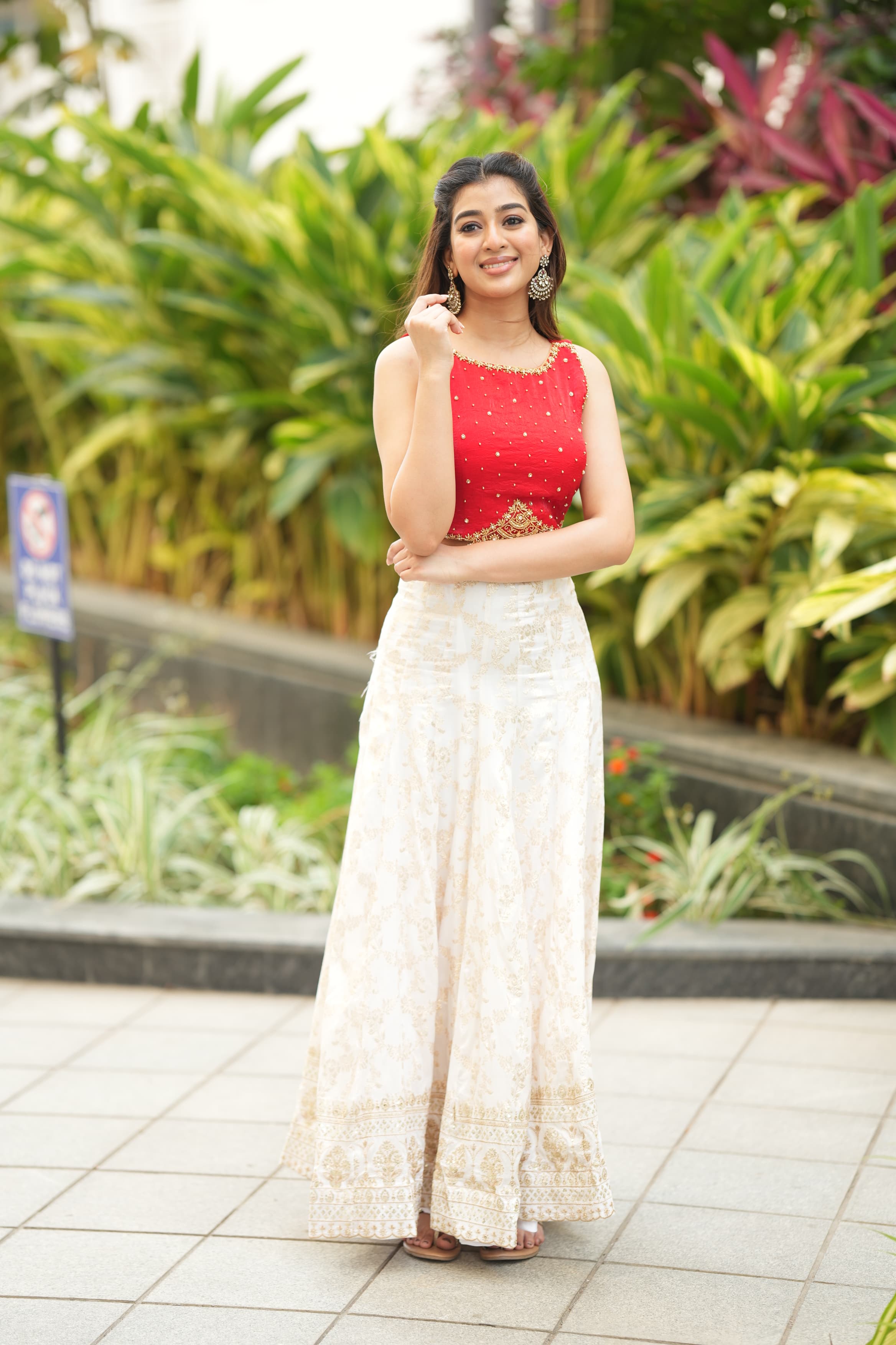 Aruvi Premium Designer Croptop and Skirt Set - Women's Fashion Outfit for Summer, Party & Casual Wear | DD719