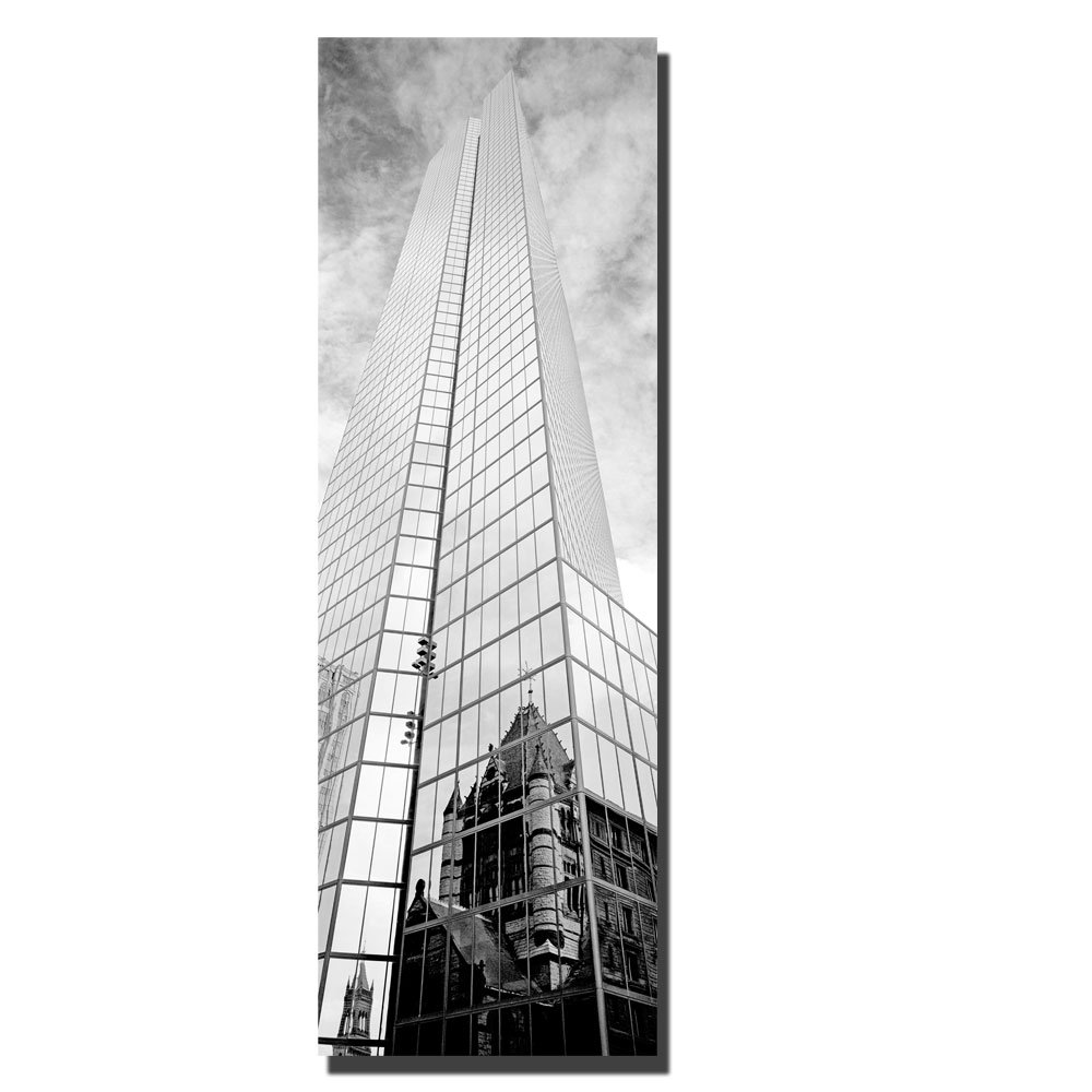 Preston Boston Canvas Art - 8x24 Inch Trademark Wall Decor for Living Room, Office & Bedroom - Premium Framed Canvas Print for Home & Business Interiors