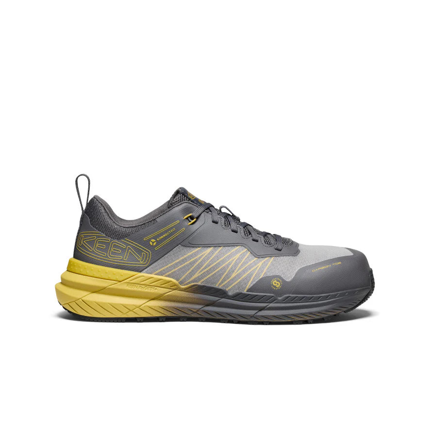 KEEN Men's CSA Speedworks Work Sneaker with Carbon Toe - Safety Shoes for Construction, Warehouse & Industrial Work (Model 1030995) | Slip-Resistant & Comfortable for Long Shifts