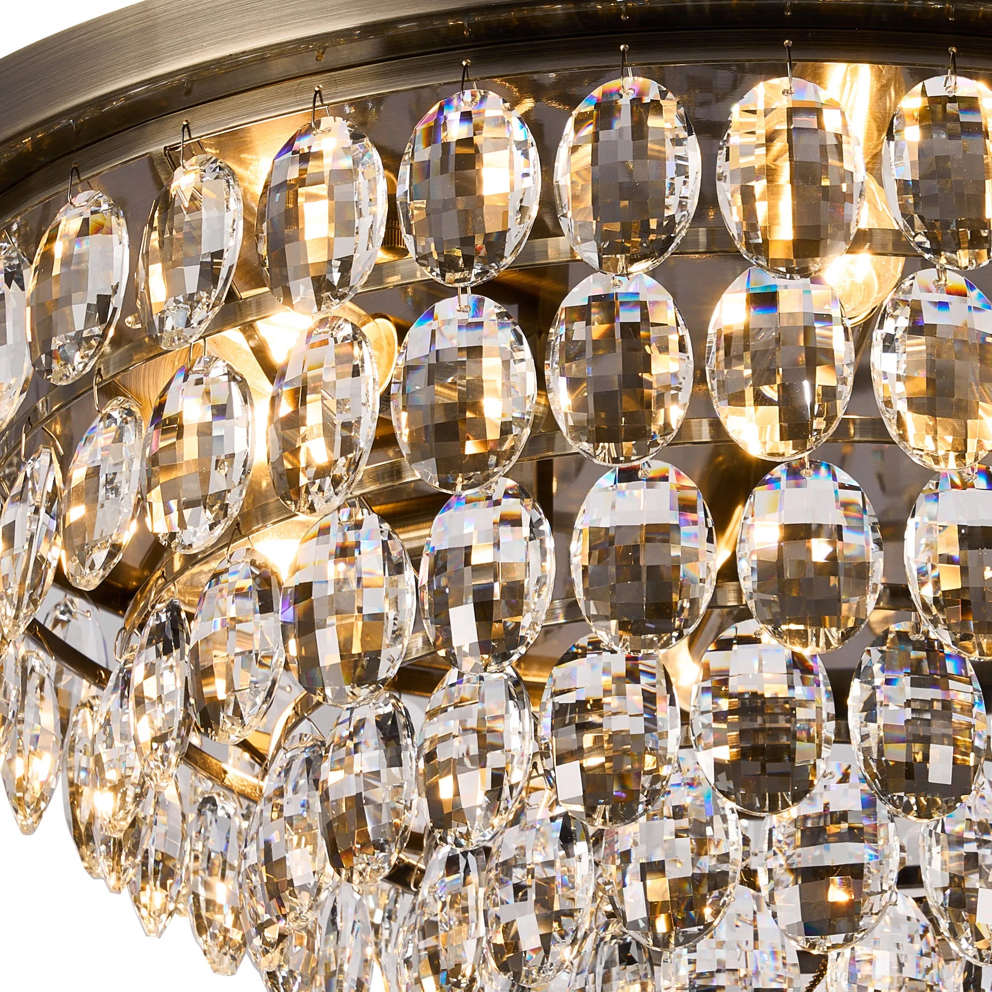 Consten Flush Ceiling Light Fixture with E14 Socket - Perfect for Bedroom, Hallway & Small Space Lighting