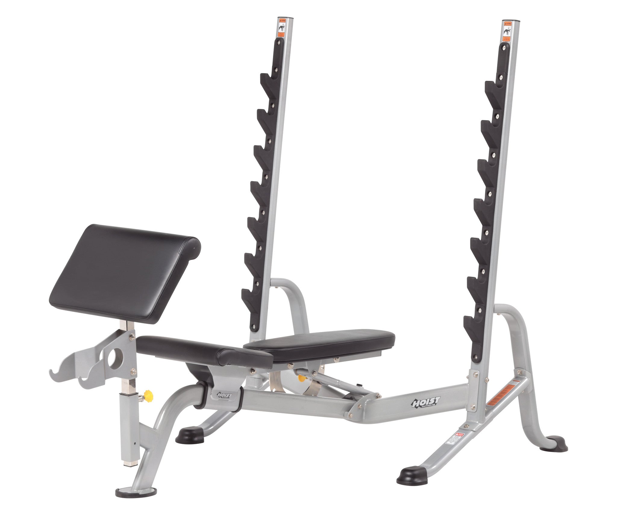 Hoist HF 5170 7-Position Adjustable FID Olympic Weight Bench for Home Gym - Perfect for Strength Training, Weightlifting & Full-Body Workouts