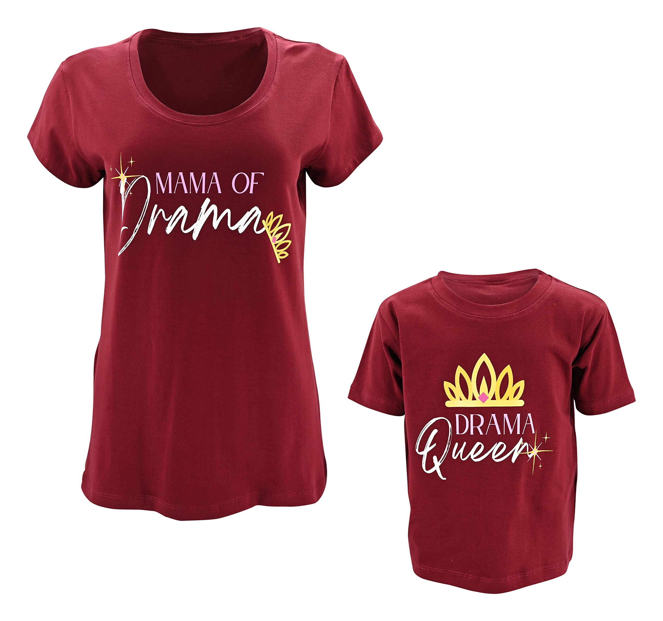 Unique Baby & Mommy Matching 'I've Created a Monster' V-Neck T-Shirts - Fun Family Outfits for Halloween, Birthday Parties & Photo Shoots