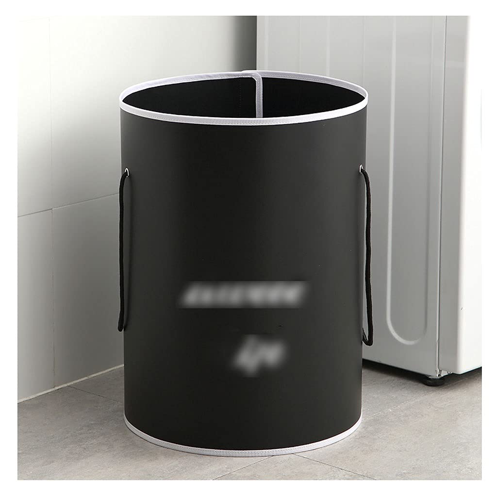 Large Decorative Laundry Basket - Foldable & Removable Clothes Hamper with Long Handle, Portable Storage Bin for Bedroom, Bathroom, Laundry Room & Closet Organization - Perfect for Kids' Toys & Household Storage