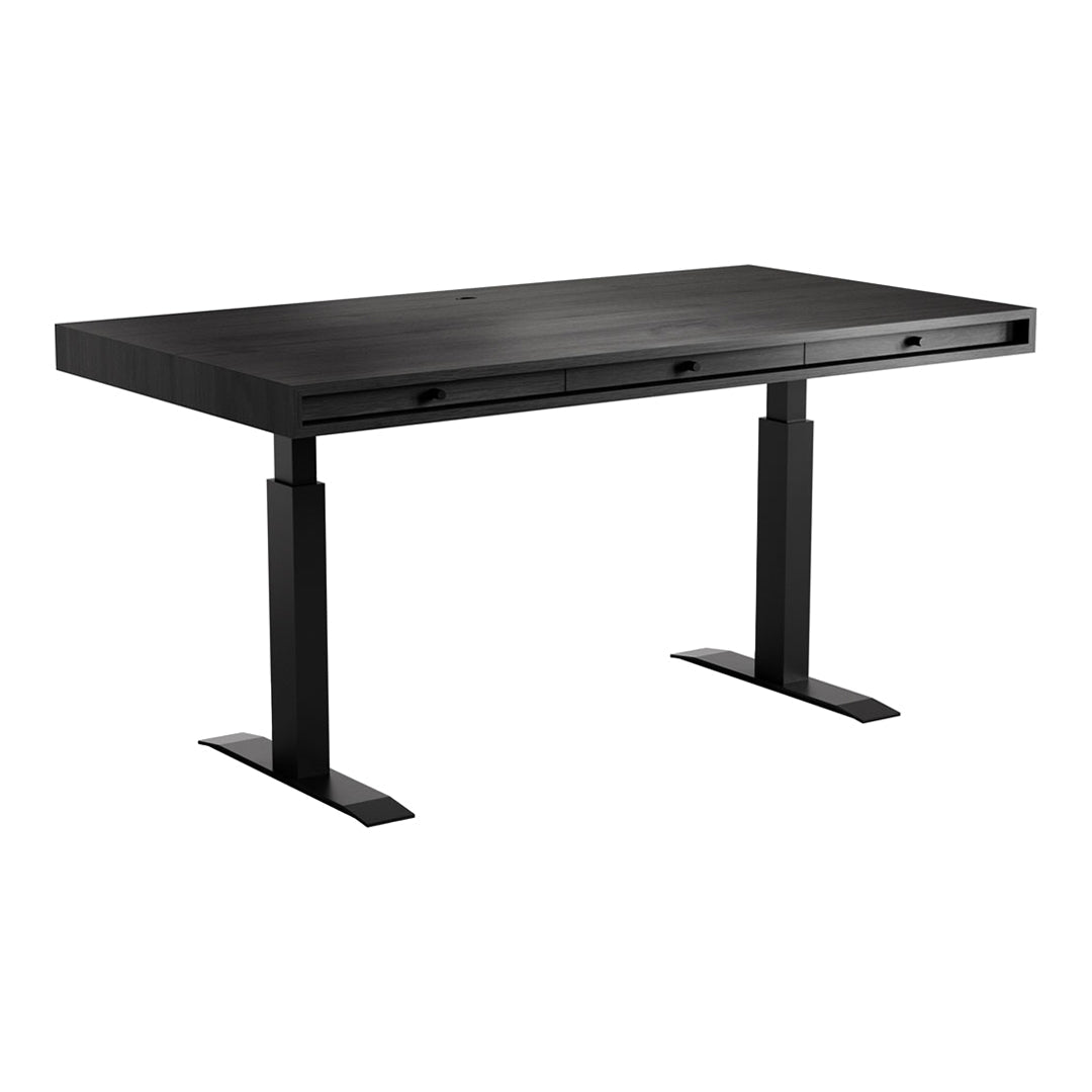Adjustable Height Office Desk with JFK Design - Ergonomic Workstation for Home & Office Use - Perfect for Remote Work, Study & Gaming