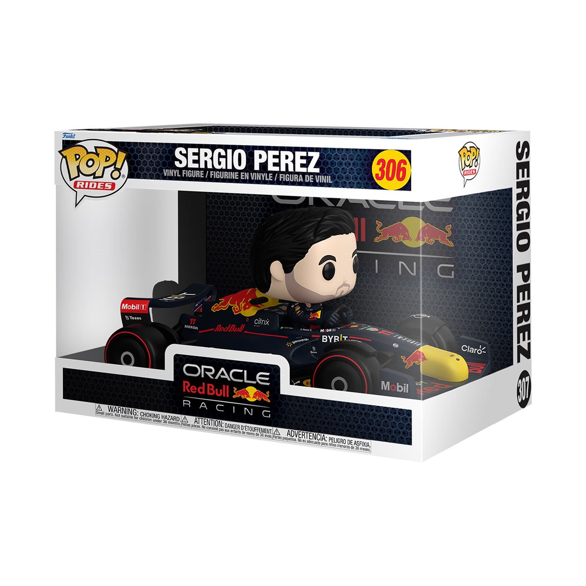 Sergio Perez Funko Pop! Ride Vinyl Figure - F1 Racing Collectible with Vehicle #306 - Perfect for Formula 1 Fans and Pop Culture Collectors
