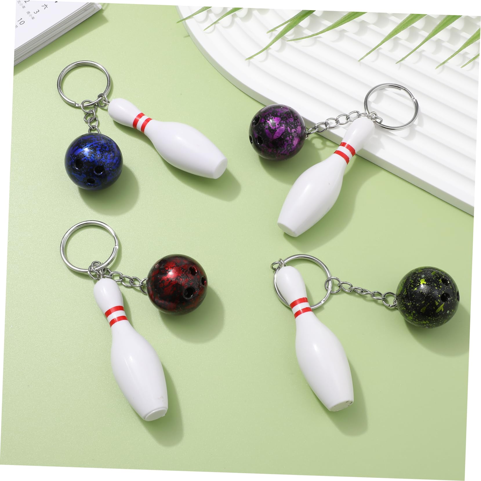 WHAMVOX 30 Pack Stainless Steel Macrame Keychain - Sports Themed Key Rings for Gym, Hiking & Outdoor Activities | Durable Plastic Keychains for Backpacks, Luggage & Gear Organization