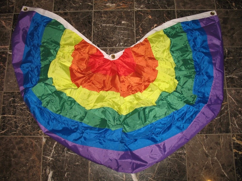 Rainbow Pride Flag - Colorful Gay Pride Bunting for LGBTQ+ Celebrations, Parades & Home Decor