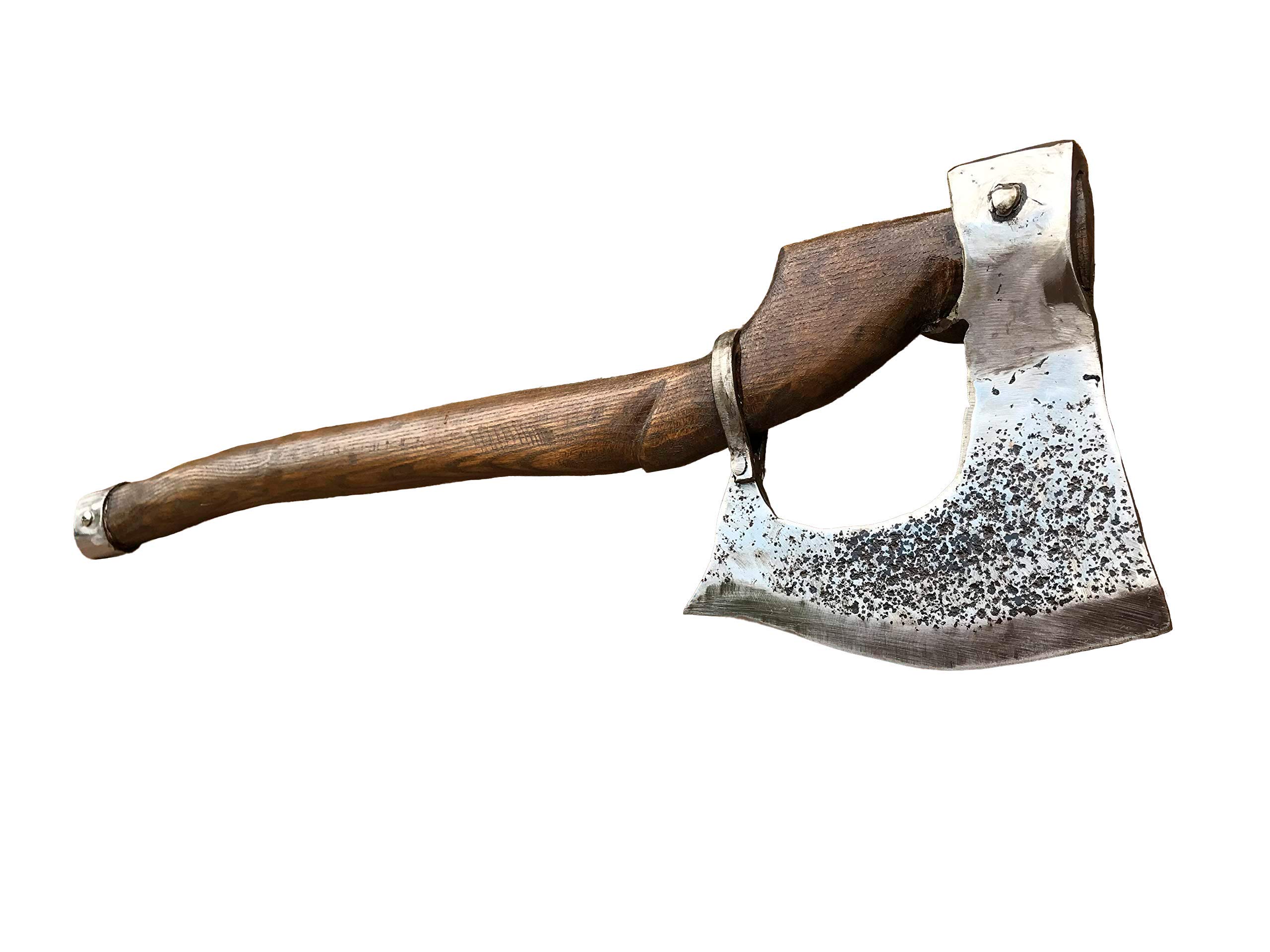 Viking Axe Hatchet - Hand Forged Medieval Axe for Men | Unique Birthday Gift, 6th Anniversary & Iron Anniversary Present | Perfect for Outdoorsmen, Camping & Woodworking Enthusiasts