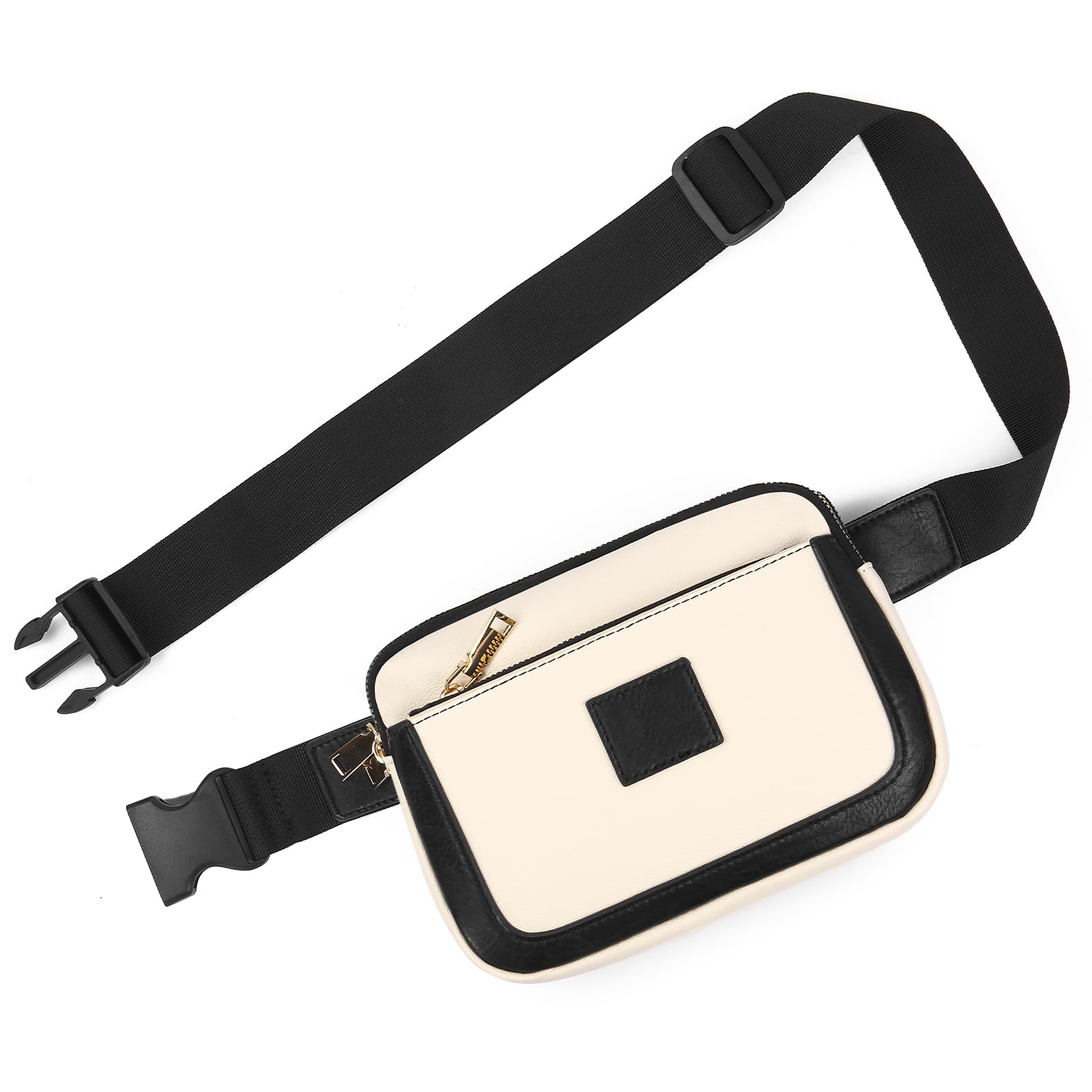 Women's Leather Fanny Pack - Adjustable Crossbody Waist Bag for Travel, Running & Everyday Use | Fashionable Belt Bum Bag with Strap