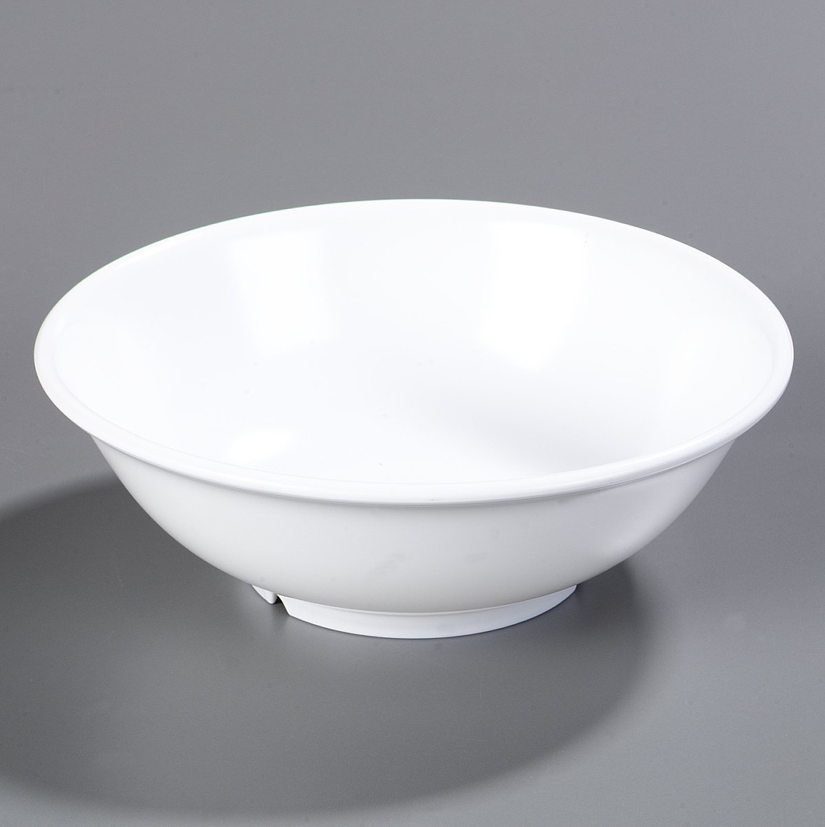 Carlisle FoodService 36oz White Melamine Reusable Plastic Footed Bowl - Durable for Home, Restaurant & Catering Use - Perfect for Salads, Soups & Desserts