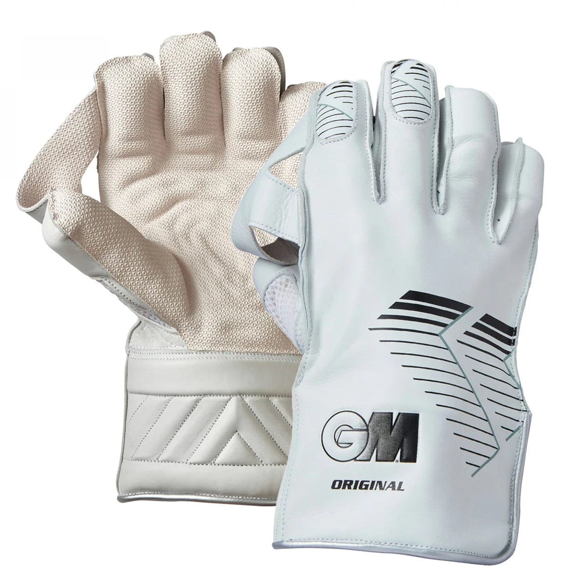 GM Original Professional Cricket Wicketkeeping Gloves - Durable Leather with Reinforced Padding for Safe Catches - Perfect for Cricket Matches, Training & Practice Sessions