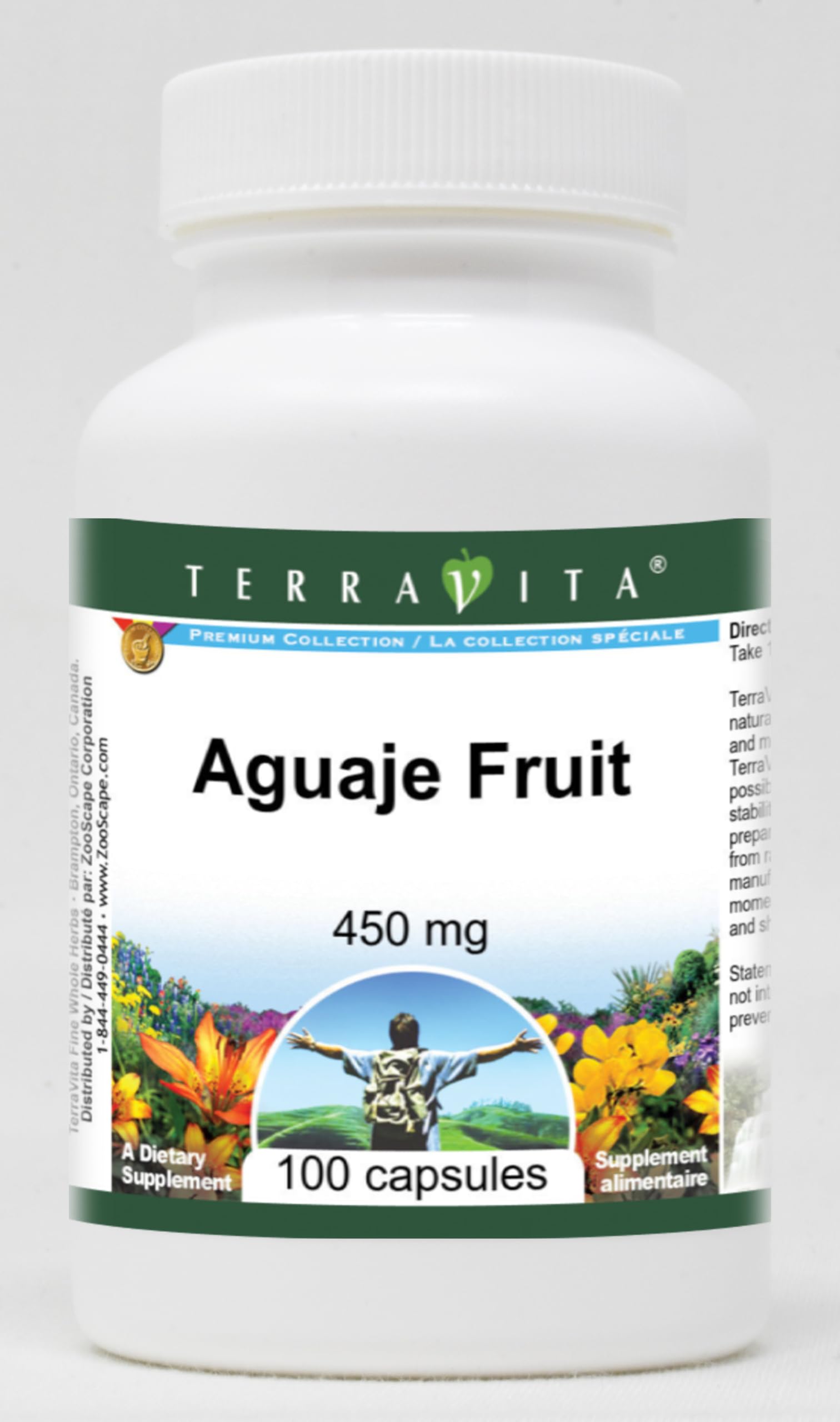 Aguaje Fruit Capsules 450mg - 100 Count | Natural Peruvian Superfruit for Hormonal Balance & Skin Health | Supports Women's Wellness & Beauty Routine