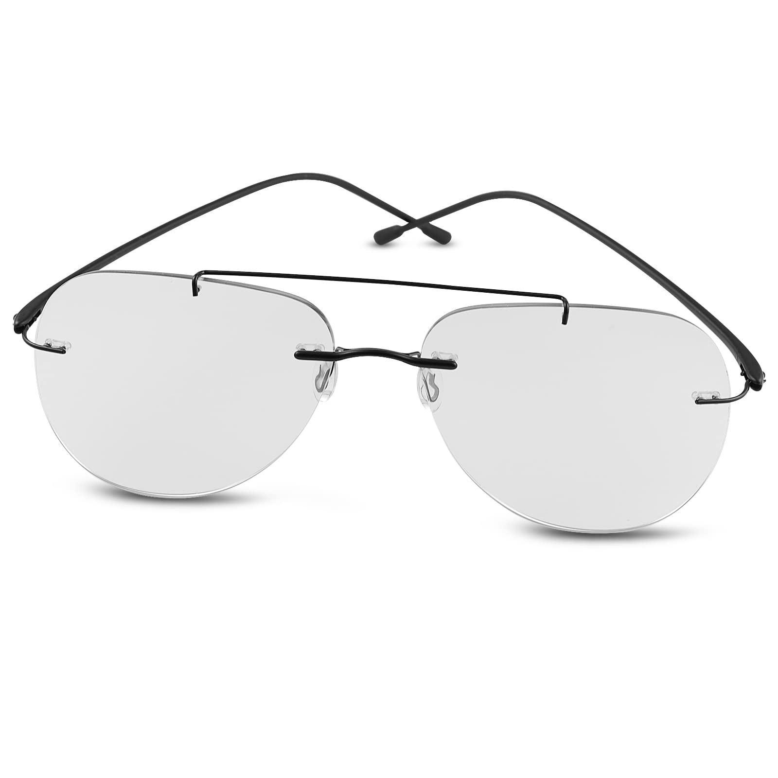 Photochromic Progressive Multifocal Reading Glasses with UV400 Protection & Blue Light Blocking - Transition Sunglasses for Computer Use, Outdoor Reading, and Driving