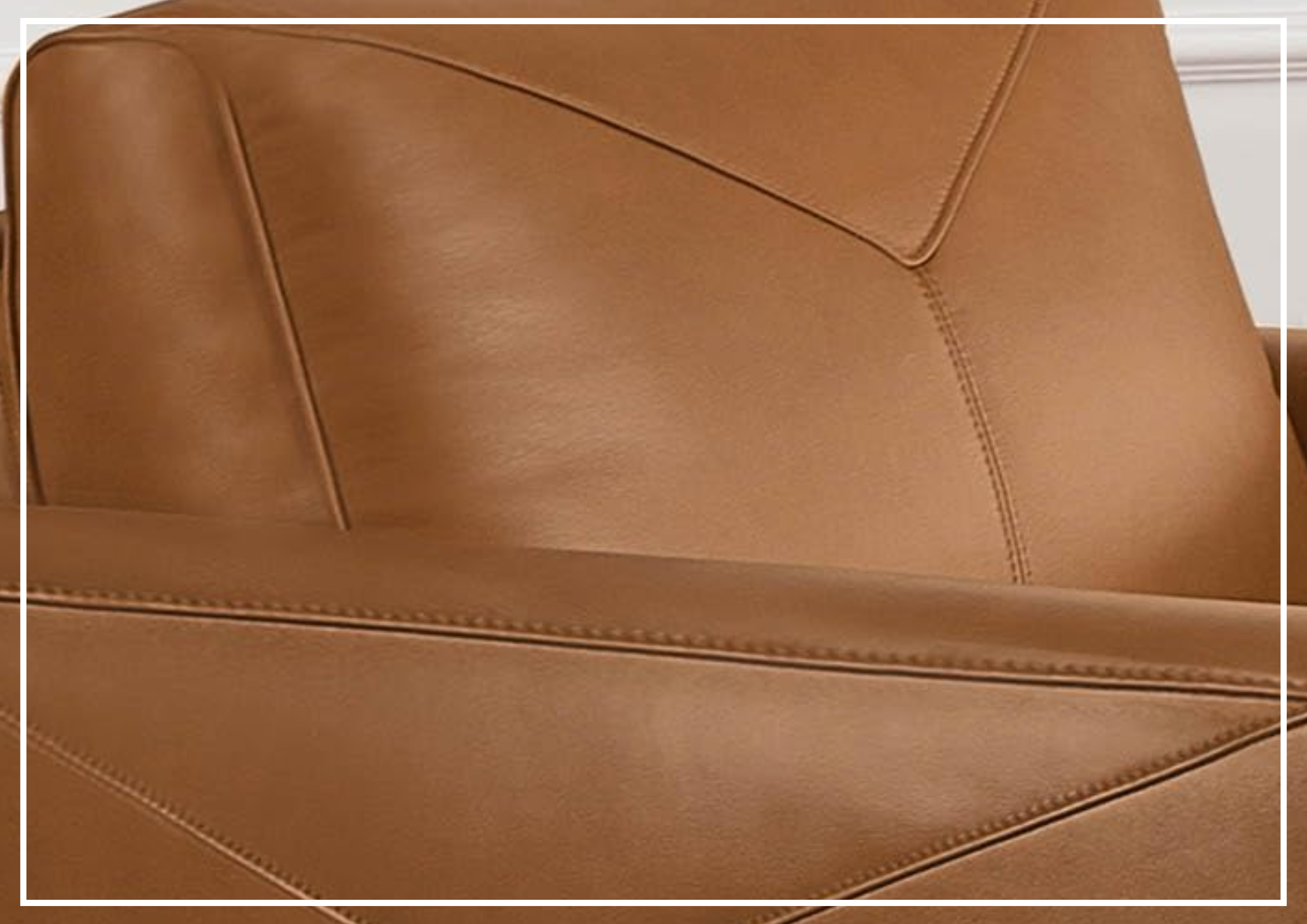 Hydeline Yorkdale Genuine Leather Armchair - Ergonomic Office Chair for Home & Office Comfort - Perfect for Workstations, Study Rooms & Executive Suites
