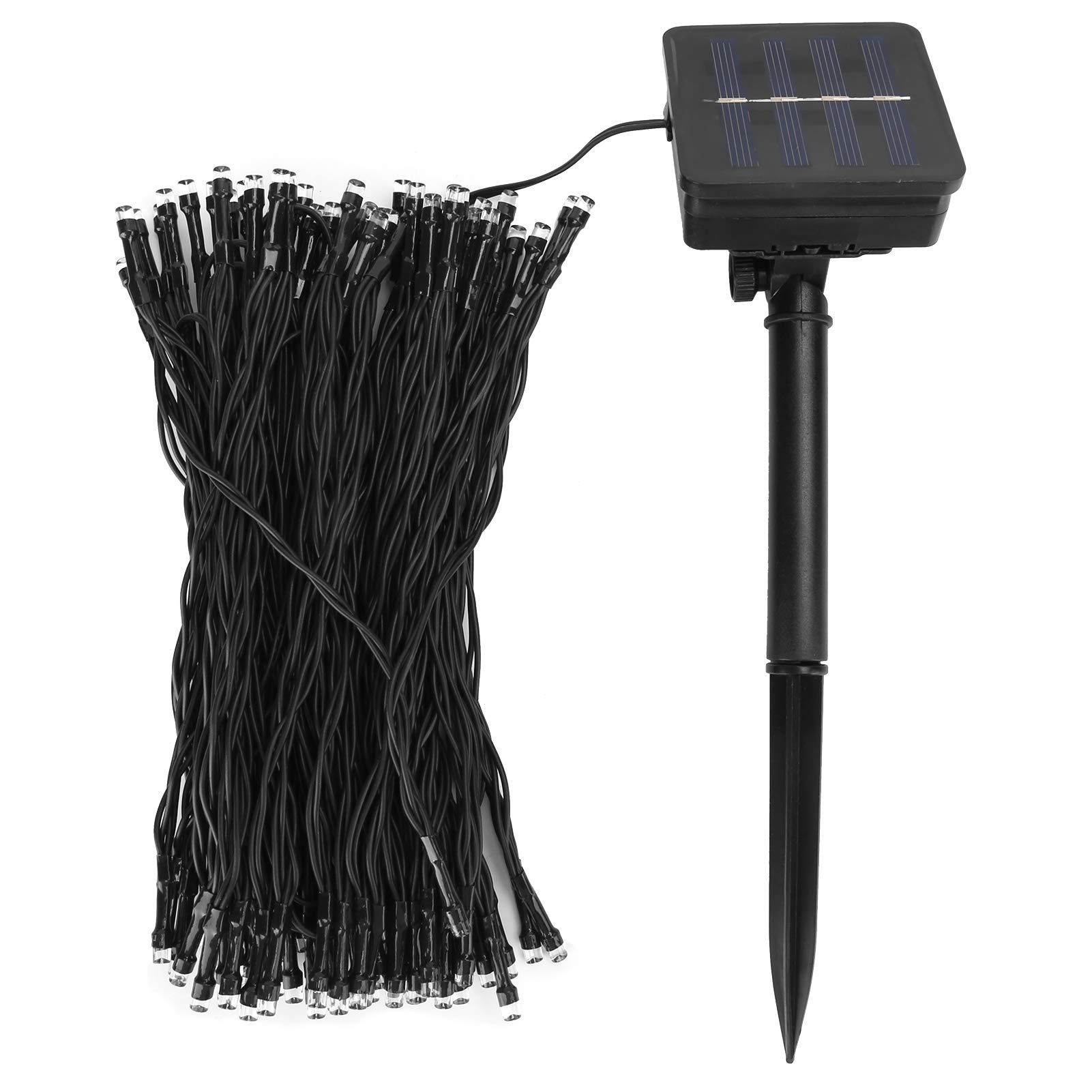 CHICIRIS 100LED Solar String Lights 12m Outdoor Waterproof - 8 Lighting Modes, Creative Garden Decoration Hanging Lights for Christmas, Halloween, Patio, Backyard & Wedding Decorations - Perfect for Outdoor Parties, Landscape Lighting and Special Events