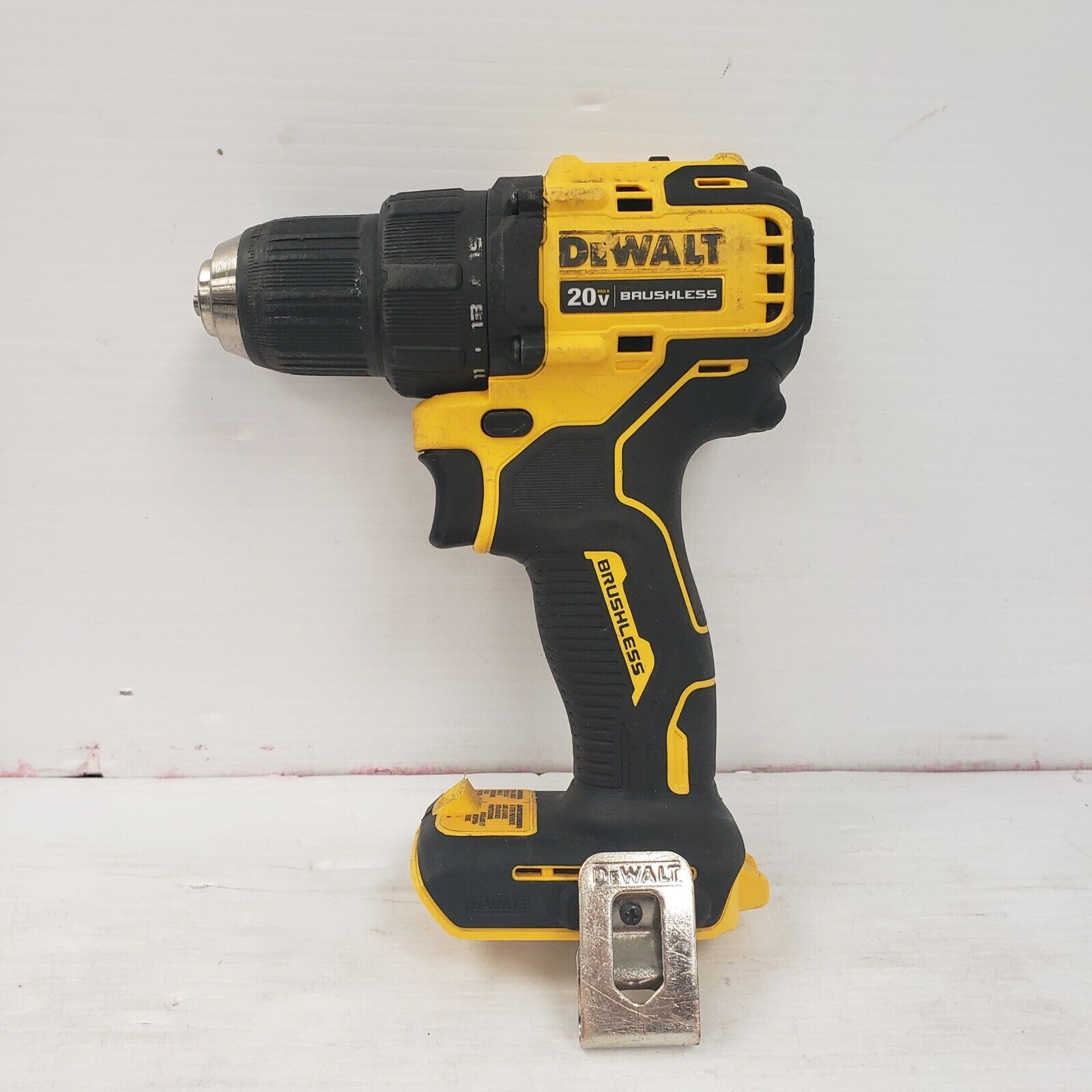 DEWALT DCD708 20V MAX Cordless Drill/Driver Kit with 2 Batteries - Compact & Lightweight for DIY Projects, Home Repairs, and Professional Construction Work