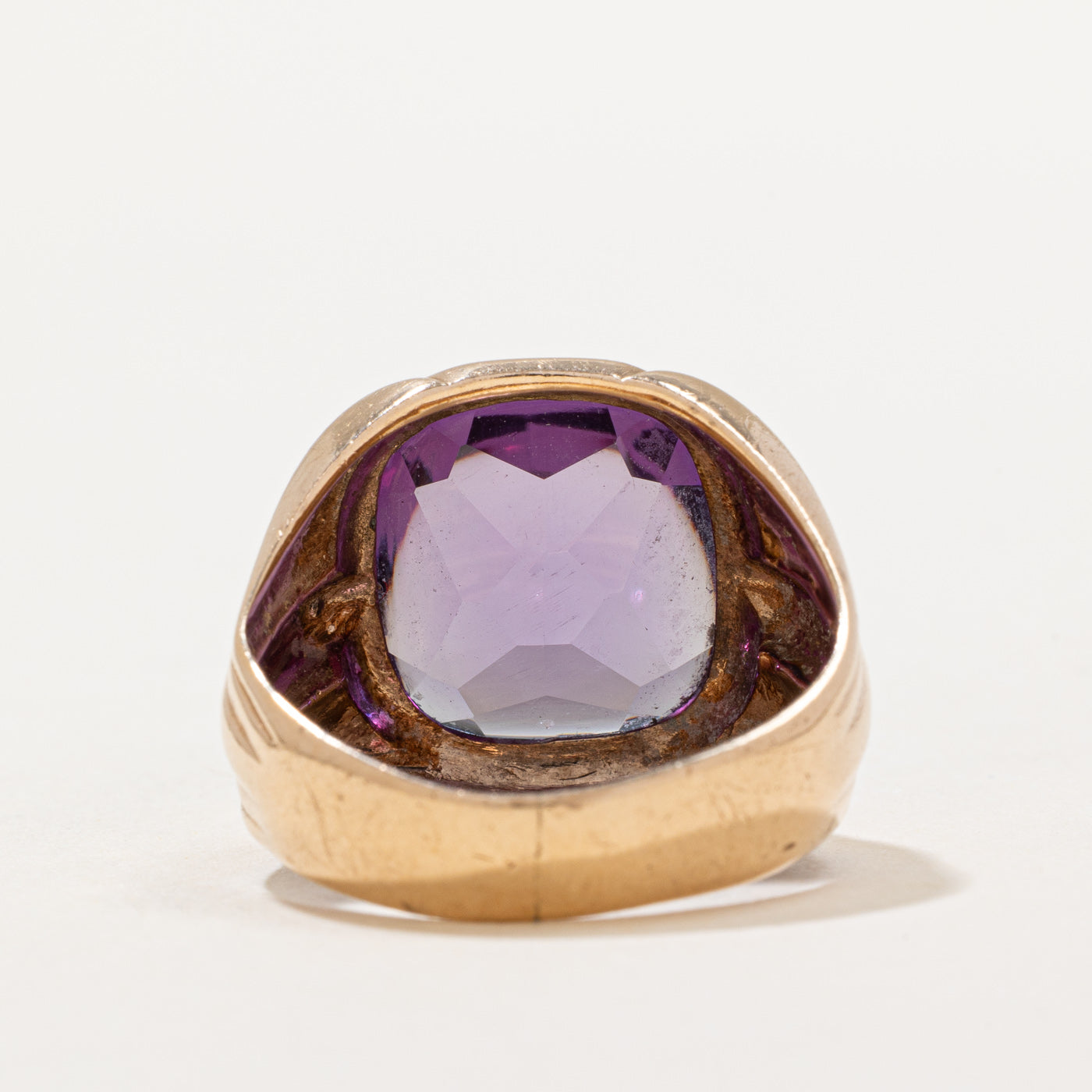 10.90ct Synthetic Color Change Sapphire Ring - Size 9.25 | Lab-Created Gemstone Jewelry for Engagement, Anniversary & Special Occasions