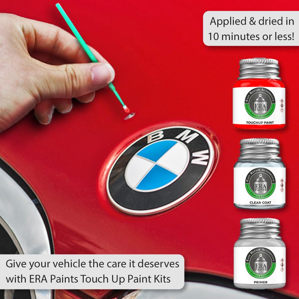 NISSAN Exact Match Automotive Touch Up Paint - ERA Paints A19 Radiant Ember Metallic (Basic Kit) | Scratch Repair for Cars, Trucks & SUVs | Perfect for Door Dings, Rock Chips & Minor Scratches