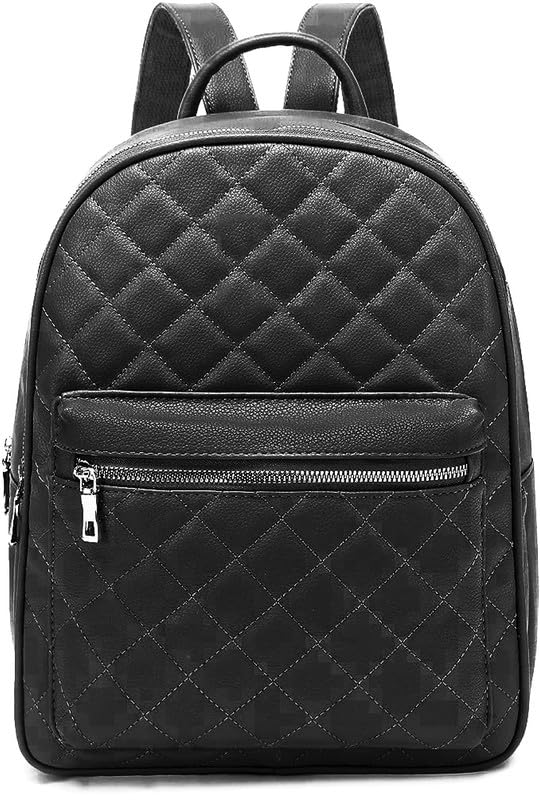 Durable Women's Fashion Leather PU Backpack - Lightweight Travel Daypack, School Bag for Ladies & Girls (Black) | Perfect for Commuting, College & Weekend Getaways