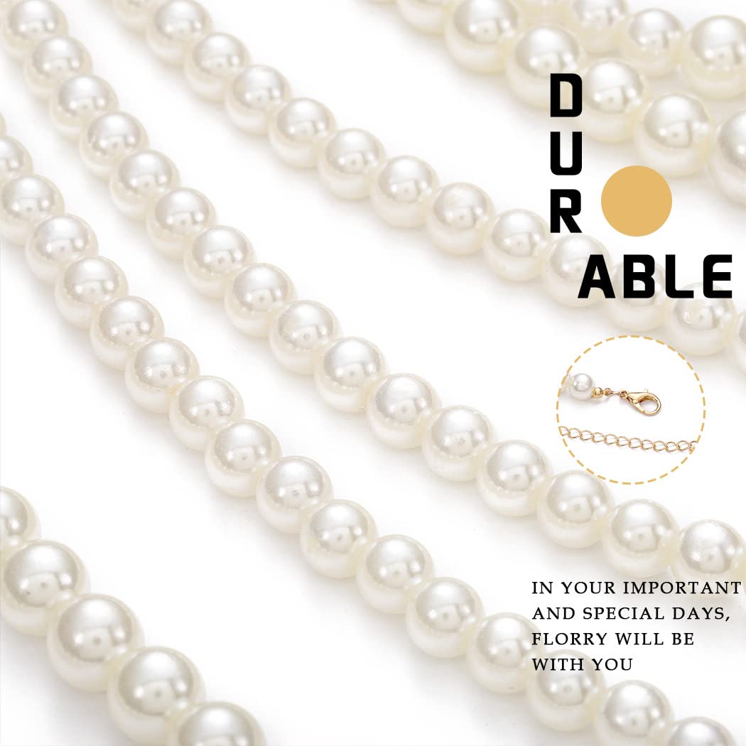 Florry Pearl Body Chain - Elegant Shoulder Necklace & Top Body Jewelry for Women | Perfect for Weddings, Parties, Bachelorette & Date Nights