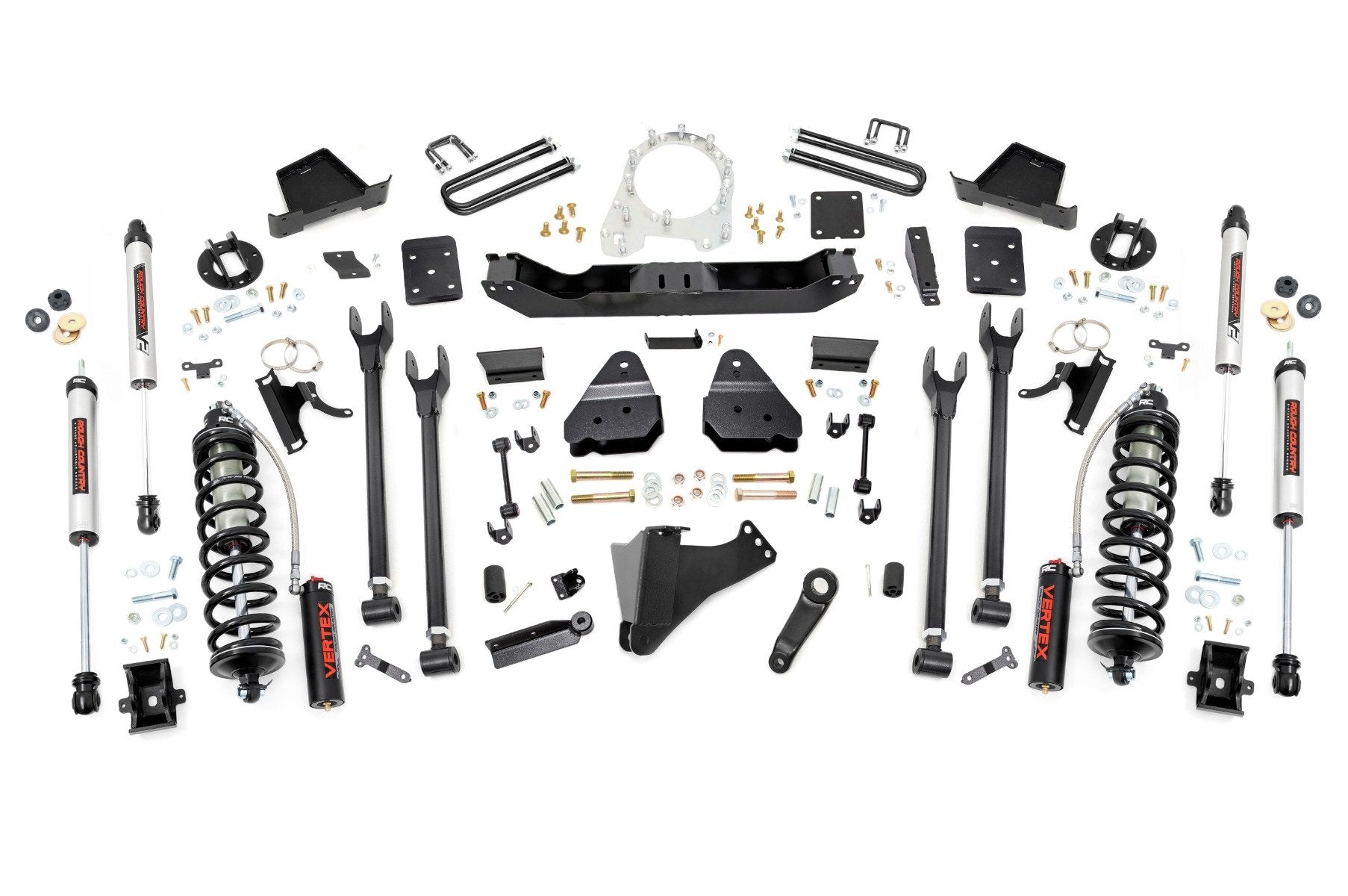 6 Inch Lift Kit for Ford F-250/F-350 Super Duty (2017-2022) | Heavy Duty Diesel Suspension System | 4-Link & OVLD Technology | Off-Road & Towing Upgrade