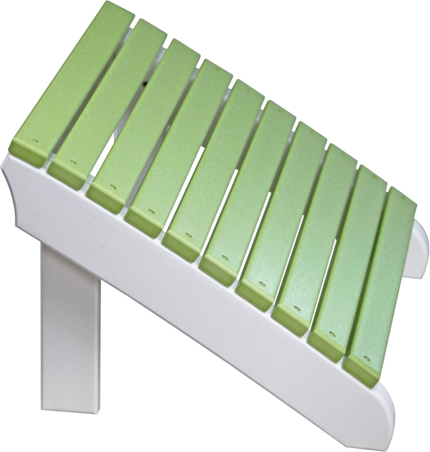 Lime Green / White