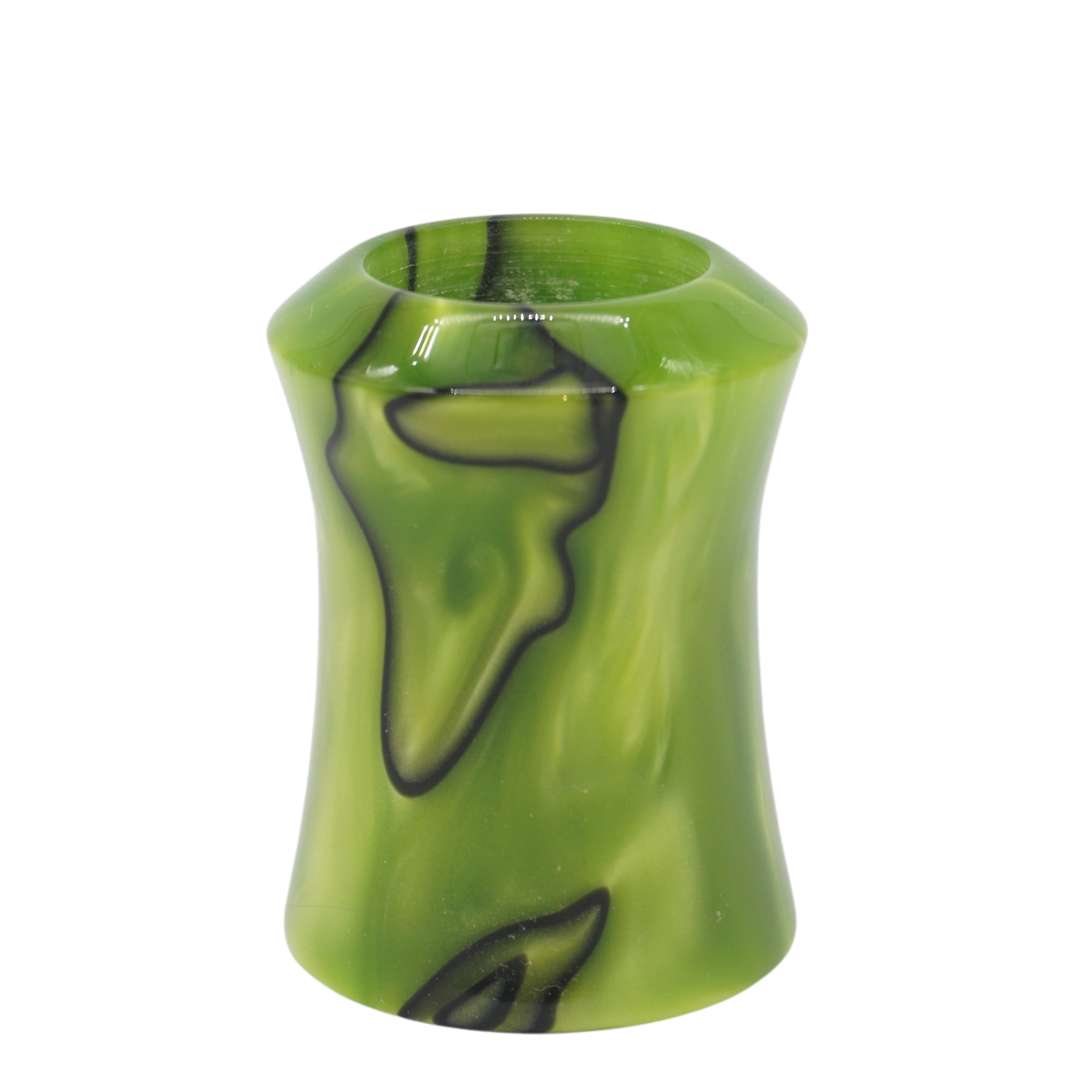 Premium Handcrafted Toxic Green Shaving Brush Handle - Fits 24mm & 26mm Knots - Perfect for Wet Shaving & Grooming Gifts for Men