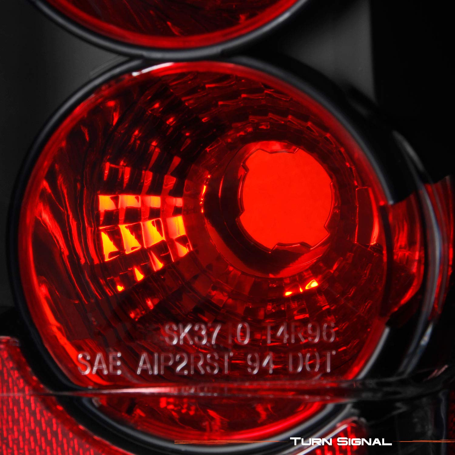 AKKON JDM Black Tail Lights Pair for 1996-2002 Toyota 4Runner Base SR5 Limited Sport SUV - Upgrade Your Ride with Sleek Style & Enhanced Visibility for Night Driving & Off-Road Adventures