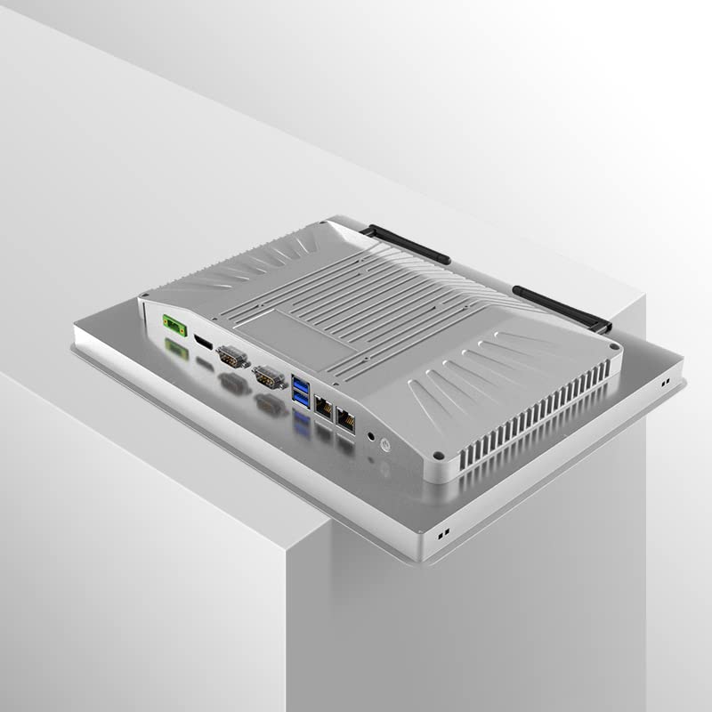 SunKol 19-inch Industrial Embedded Panel PC - 10-Point Capacitive Touch Screen, Intel i7-7500U, 8GB RAM, 256GB SSD, 2xUSB3.0, HDMI, 2xRS232, 2xLAN | Durable Industrial Computer for Factory Automation, Machine Control & HMI Applications
