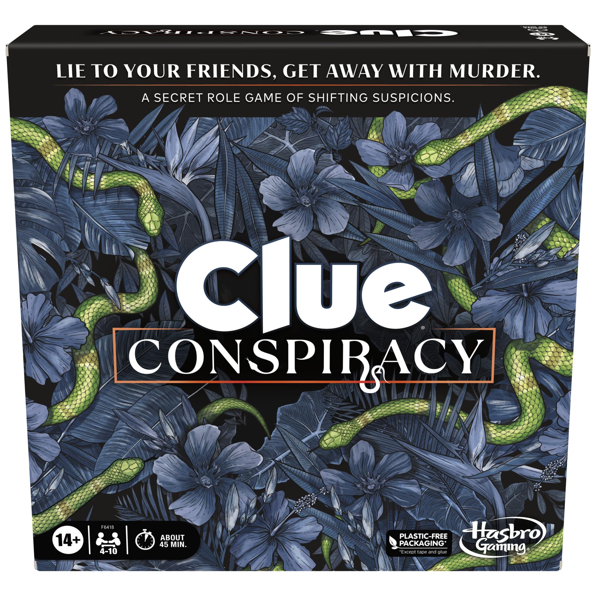 Clue Conspiracy Board Game for Adults & Teens - Mystery Strategy Game with Secret Roles, Ages 14+, 4-10 Players, 45 Min Playtime - Perfect for Game Nights & Family Gatherings