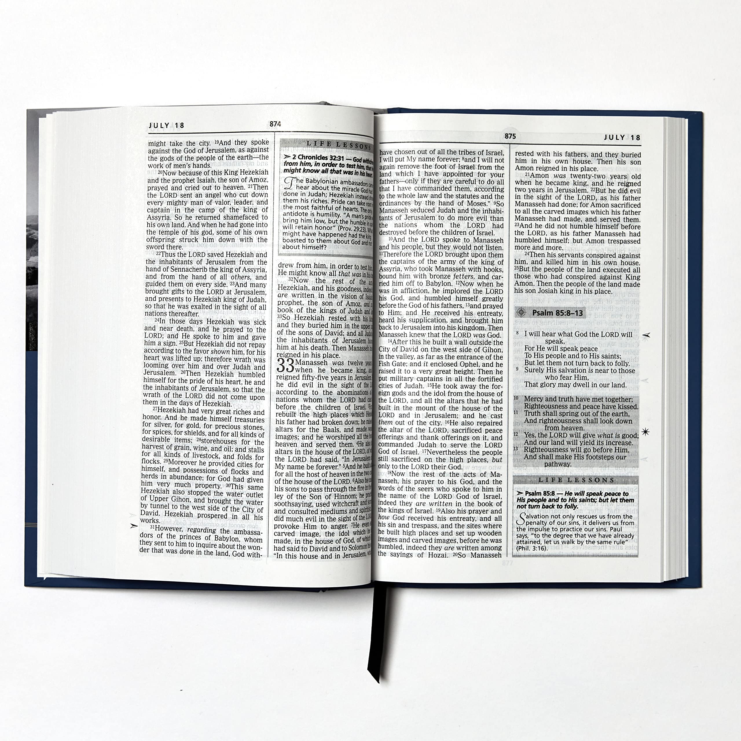 NKJV Charles F. Stanley Life Principles Daily Bible - Paperback Holy Bible, New King James Version - Perfect for Daily Devotions & Bible Study