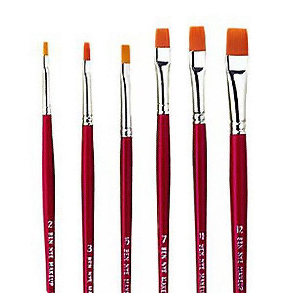 Professional Ben Nye Flat Makeup Brush - High-Quality Foundation & Concealer Brush for Flawless Makeup Application - Perfect for Stage, Film & Everyday Beauty Looks