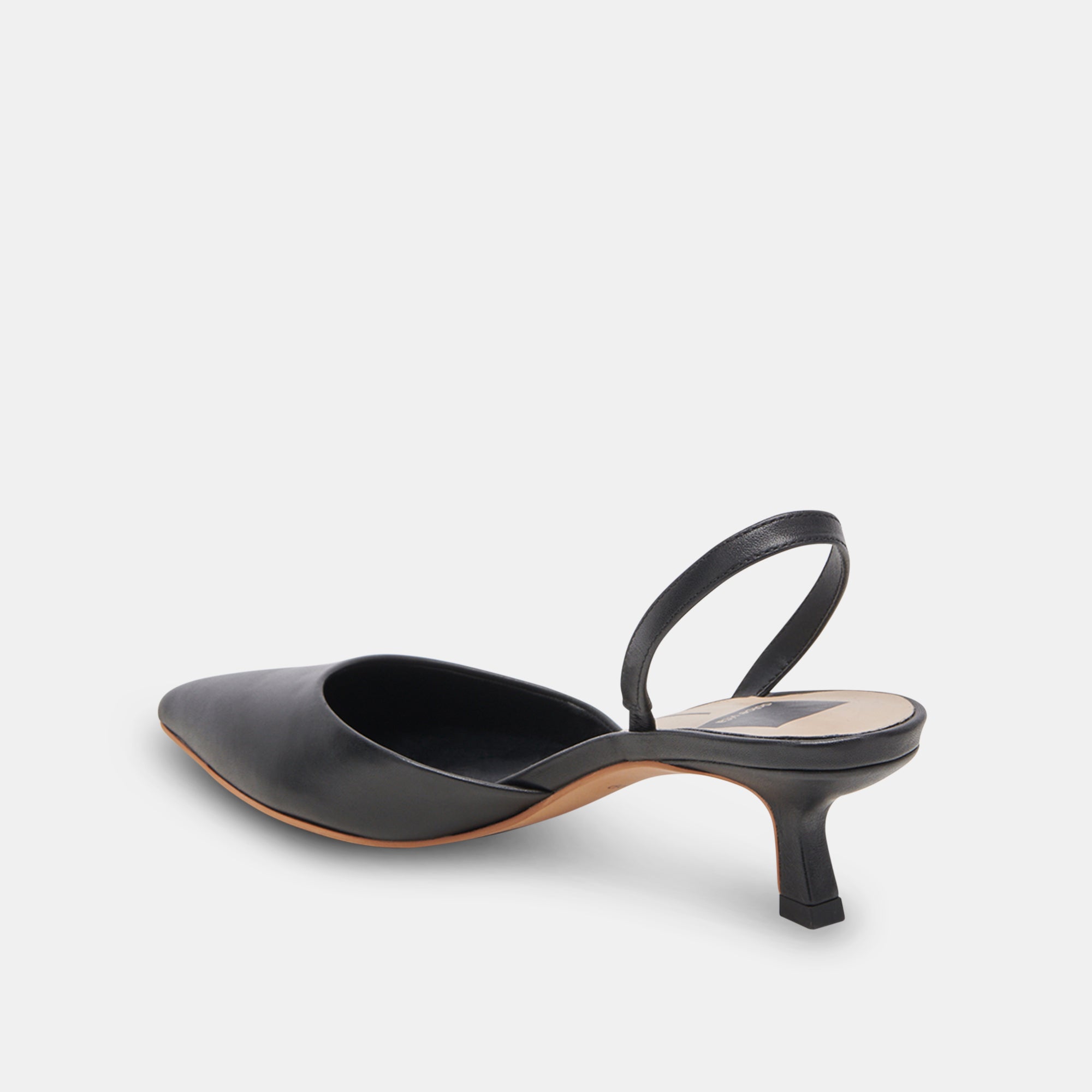 Stylish CORSA Black Leather Heels for Women - Perfect for Parties, Weddings & Evening Events