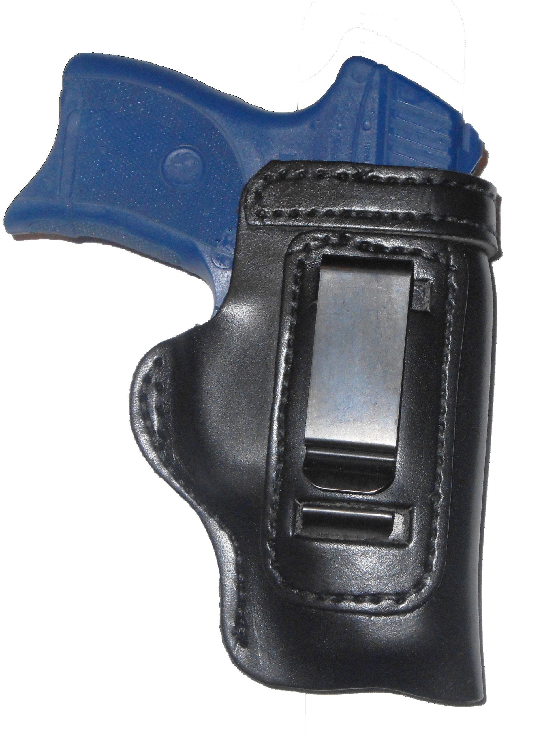 Premium Warthog Leather Gun Holster HD - Right Hand IWB Concealed Carry Holster (Black) - Perfect for Everyday Carry & Tactical Use