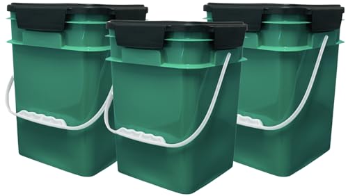 Dark Green - Black Lids