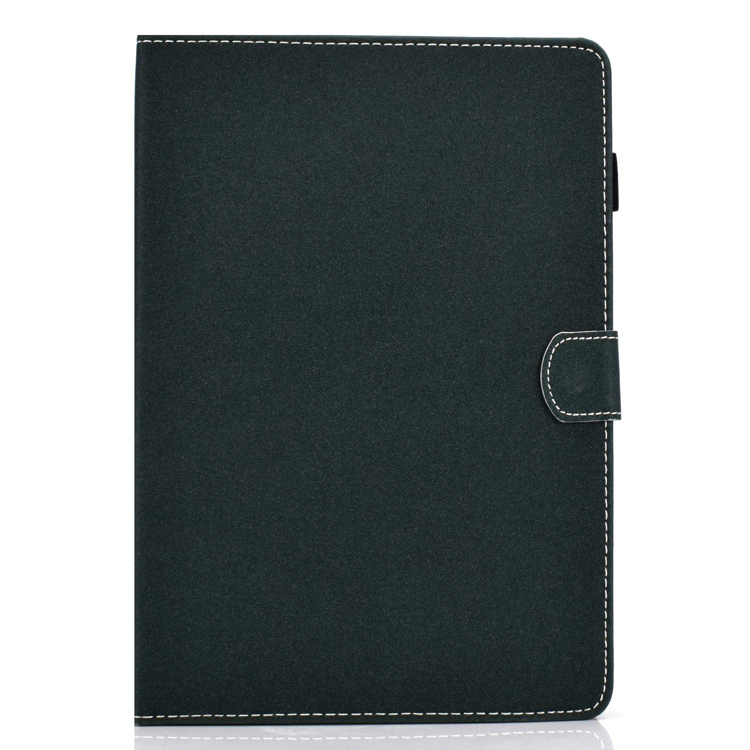 Premium PU Leather Folio Stand Case for iPad 9.7 inch (2018/2017, 6th/5th Gen) & iPad Air/Air 2 - Auto Sleep/Wake, Wallet Function - Black | Perfect for Work, Travel & Home Use